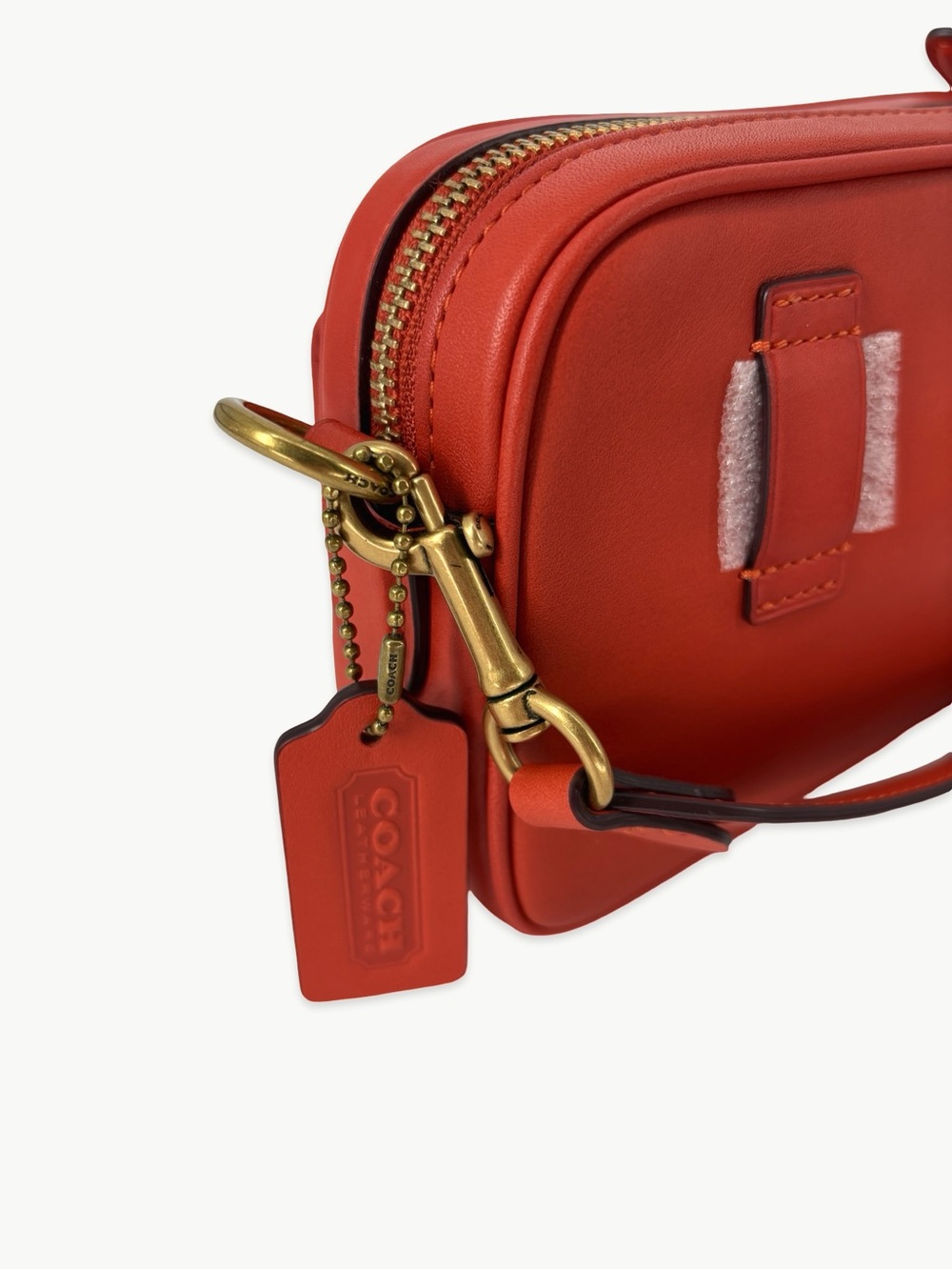 Coach 1941 Limited Edition Convertible Waist Pack Mango Glovetanned Leather NWT - Picture 9 of 16